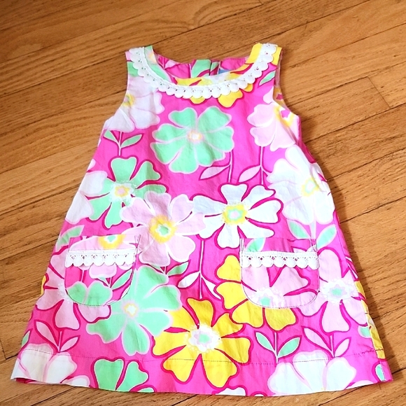 GAP Other - Baby GAP Floral Pink Sleeveless Dress Size 12-18 M